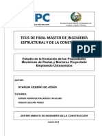 Estudio Evolucion Prop. Mecanicas de Morteros Proyectados