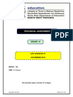 NW NSC GR 10 Life Sciences p1 Eng Nov 2019