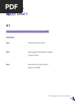 CEFR - A1 - Map