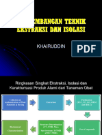 Perkembangan Ekstraksi (Fitokimia)