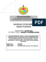 Naskah Dokumen Sebutharga: Peruntukan: Marris 2020 NO. SEBUT HARGA: SH2020/3 - JK MDSB 2/18/2020