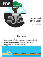 W2 S1 - Cause Effect Essay