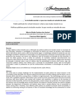 Políticas Públicas para Inclusão Escolar o Que Nos Revela Um Estudo de Caso