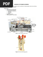 Design of Power Screws