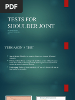 Shoulder Tests