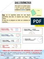 Areas y Perimetros - 1° Sec I