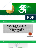 SEMANA 1 - SESION 1 y 2 - Escalares y Vectores