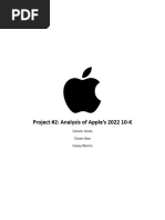 Apple 10-K Report 2022 Analysis