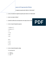 Examen de Programación Python