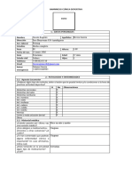 Anamnesis Clã - Nica Deportiva 2022