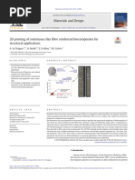 3D Printing of Continuous Flax Fibre Reinforced Biocomposites For Structural