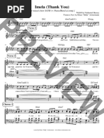 PDF Preview - Imela (Thank You) Satb