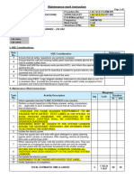 Maintenance Work Instruction: Instrument To Be Tagged With Dated Test Label