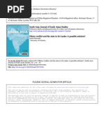 Ethnic Conflict and The State in Sri Lanka-Laksiri Fernando