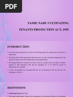 TN Cultivating Tenants Protection Act