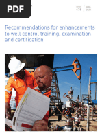 Recommendations For Enhancements To Well Control Training, Examination and Certification