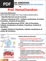 Calcium Homeostasis