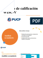 Calificación WISC-V Análisis Secundario