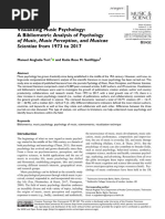 Visualizing Music Psychology: A Bibliometric Analysis of Psychology of Music, Music Perception, and Musicae Scientiae From 1973 To 2017