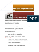 Resumen Del Libro El Metodo Lean Startup