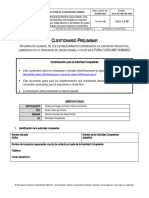 Cuestionario SENASA - Costa Rica - Plantas de Productos CHD AGOSTO2023