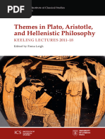 Themes in Plato, Aristotle, and Hellenistic Philosophy: Keeling Lectures 2011-18