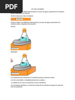 Ley de Lavoisier