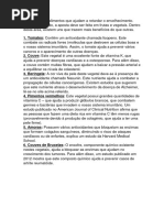 Alimentos Que Ajudam A Retardar o Envelhecimento