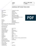 Formulir Peserta KIP Kuliah 2023