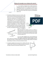 Problemario - Volumen de Control