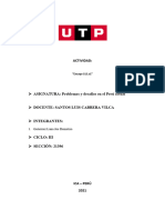 Ensayo S13.s1 Problemas y Desafios en El Perú