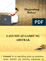 Aralin 6.A Mga Uri NG Abstrak