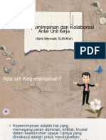 Kepemimpinan Dan Kolaborasi Antar Unit Kerja - Utami