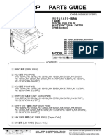 Sharp MX2650-6070 PWB Parts Guide