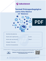 Psicopedagógica - 4º Básico