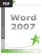 Microsoft Word 2007 - Prise en Main