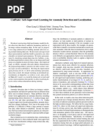 2 - Self-Supervised Learning For Anomaly Detection and Localization