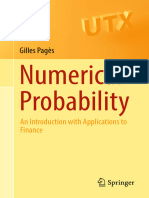 (Universitext) Pagès, Gilles - Numerical Probability - An Introduction With Applications To Finance-Springer (2018)