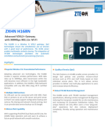 ZXHN H168N Datasheet