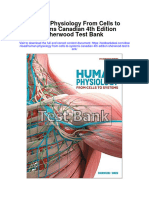 Human Physiology From Cells To Systems Canadian 4th Edition Sherwood Test Bank