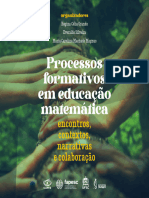 Processos Formativos em Educação Matemática: Encontros, Contextos, Narrativas e Colaboração