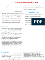 Tourism Law VS Hospitality Law