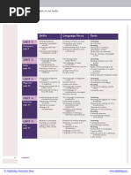 Cambridge English For The Media Intermediate Students Book With Audio CD Table of Contents