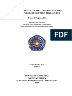 Analisa Perbandingan Routing Protokol RIPng, OSPF, Dan EIGRP Pada Jaringan VPN-MPLS Berbasis IPv6