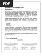 Investment Accounting W.R.T. As-13