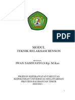 MODUL RELAKSASI BENSON Terbaru