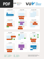 Academische Jaarkalender VU Amsterdam EN (2023 - 2024)