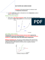 NOTES Genchem 2 Lesson 6 Phase Diagram of Water and Carbon Dioxide