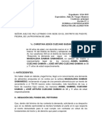 Contestacion Demanda de Alimentos