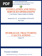 SOIP 2022-2023 - Chap 4 Hydraulic Fracturing Caculation